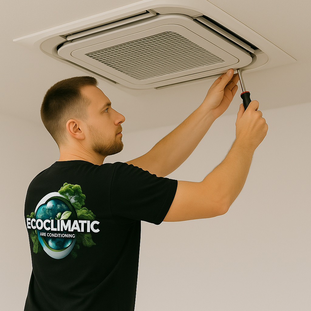 Installation Cassette Plafond
